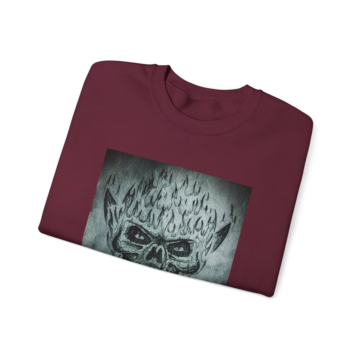 Skull Crewneck Sweatshirt