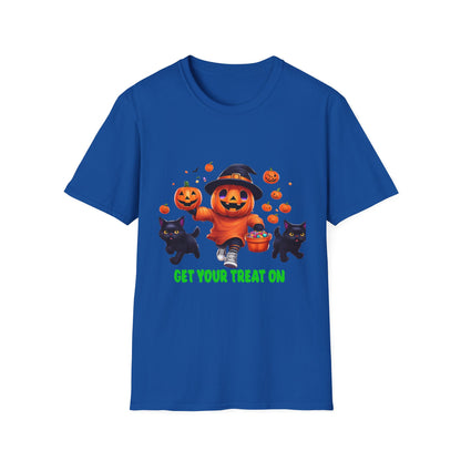 Halloween Themed T-Shirt, Perfect for Trick-or-Treating, Fall Celebrations, Graphic Tee for Cat Lovers, Unisex Costume Top, Fun Spooky [...]