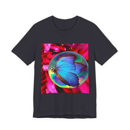 Colorful Butterfly Graphic Tee, Butterfly Shirt, Unisex T-Shirt, Nature Lover Gift, Casual Summer Wear, Vibrant Art Tee