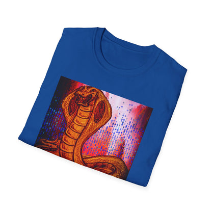 Cobra Serpent Graphic T-Shirt — Vibrant Retro Snake Art Tee