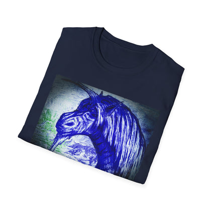 Magical Unicorn T-Shirt, Unisex Softstyle Tee, Perfect Gift for Animal Lovers, Birthday Present, Dreamy Casual Wear, Unique Graphic Tee