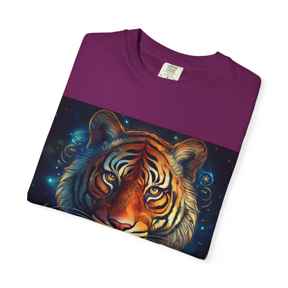 Chic Chinese Zodiac Tiger T-Shirt, Unisex Graphic Tee, Astrology Apparel, Zodiac Fashion, Year of the Tiger Shirt