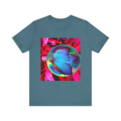 Colorful Butterfly Graphic Tee, Butterfly Shirt, Unisex T-Shirt, Nature Lover Gift, Casual Summer Wear, Vibrant Art Tee