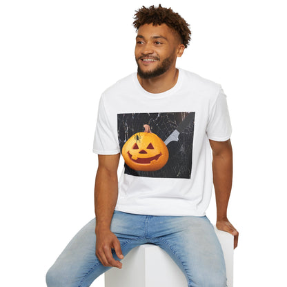 Halloween Pumpkin Horror T-Shirt, Unisex Tee, Spooky Shirt, Fall Fashion, Halloween Costume, October Celebration Gear