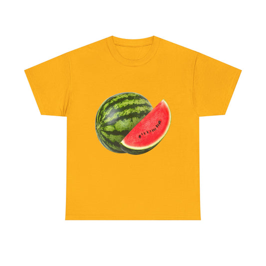 Summer Vibes Watermelon Tee, Fun Summer Shirt, Unisex Graphic T-Shirt, Cute Gift for Fruit Lovers, Casual Everyday Top