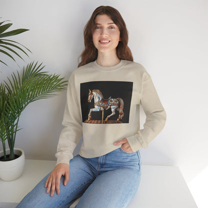 Vintage Carousel Horse Crewneck Sweatshirt, Cozy Sweatshirt, Equestrian Gift, Animal Art Sweatshirt, Unique Fall Apparel, Celebration [...]