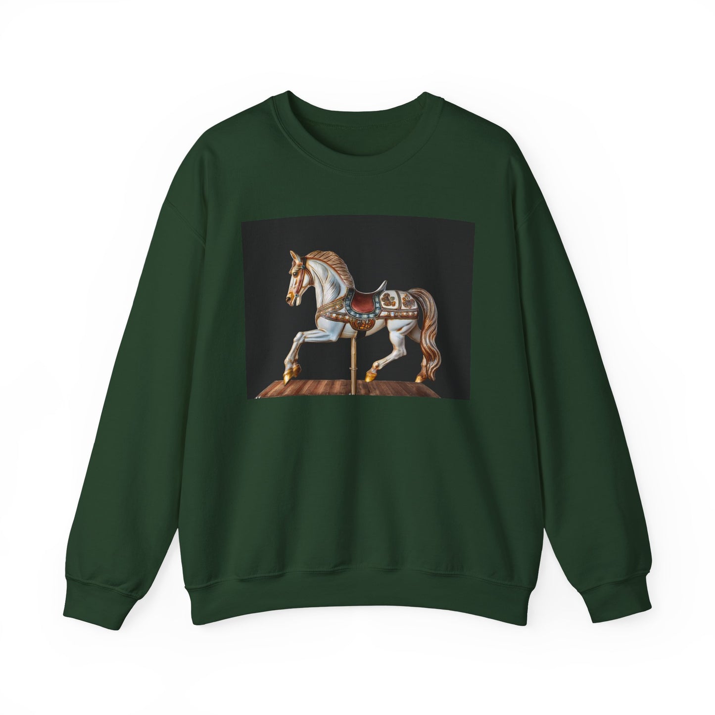 Vintage Carousel Horse Crewneck Sweatshirt, Cozy Sweatshirt, Equestrian Gift, Animal Art Sweatshirt, Unique Fall Apparel, Celebration [...]