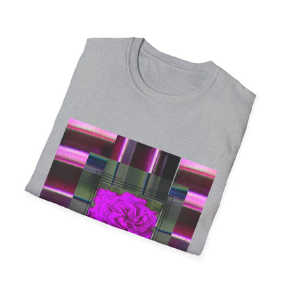 Vibrant Abstract Art T-Shirt, Trendy Graphic Tee, Softstyle Shirt, Unique Gift for Art Lovers, Casual Everyday Wear