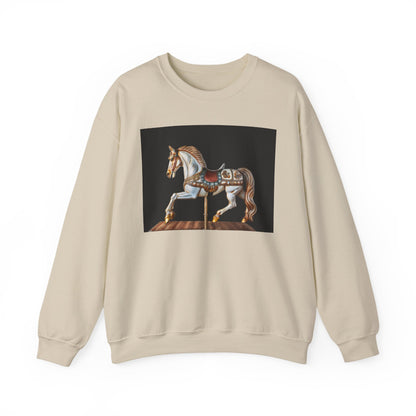 Vintage Carousel Horse Crewneck Sweatshirt, Cozy Sweatshirt, Equestrian Gift, Animal Art Sweatshirt, Unique Fall Apparel, Celebration [...]