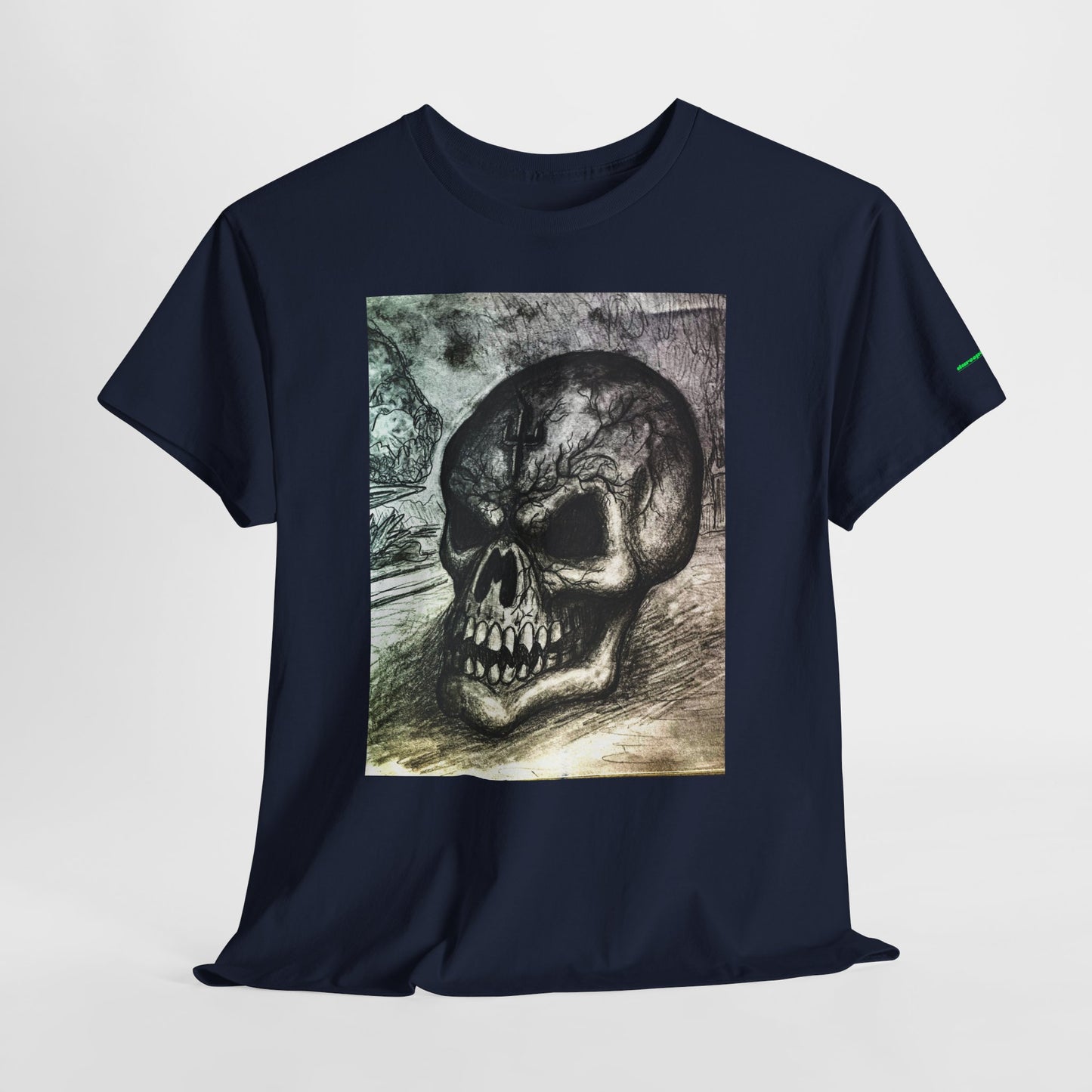 Skull Graphic Unisex Heavy Cotton Tee