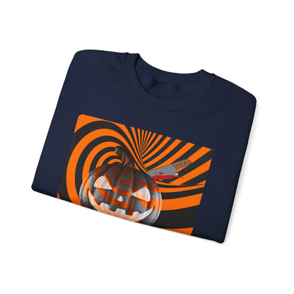 Halloween Pumpkin Crewneck Sweatshirt