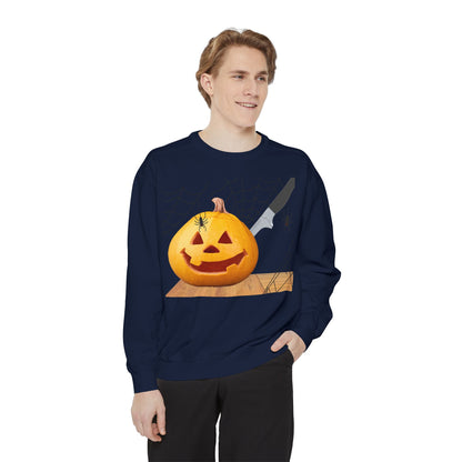 Spooky Pumpkin Sweatshirt, Halloween Apparel, Fall Fashion, Cozy Unisex Crewneck, Pumpkin Decor, Family Friendly Halloween