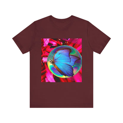 Colorful Butterfly Graphic Tee, Butterfly Shirt, Unisex T-Shirt, Nature Lover Gift, Casual Summer Wear, Vibrant Art Tee