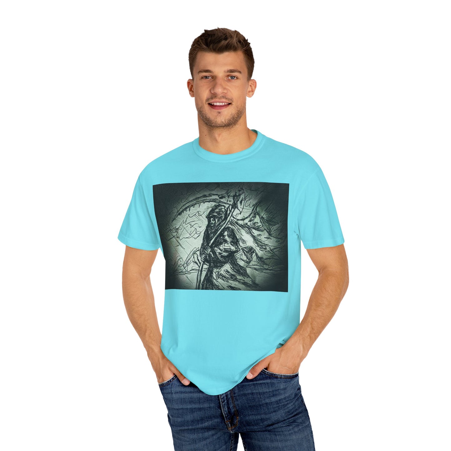 Grim Reaper Graphic T-Shirt for Halloween