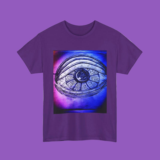 Mystic Eye Graphic Tee — Cosmic Third Eye Illustration T-Shirt