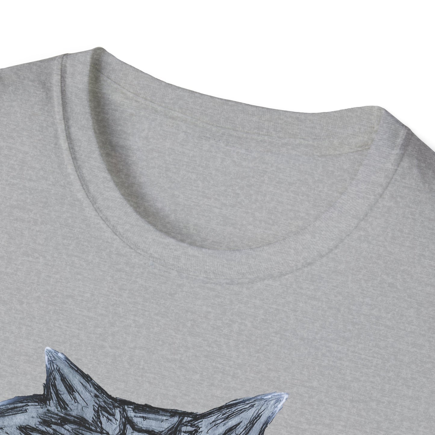 Edgy Graphic Tee: Unisex Softstyle T-Shirt with Skull Design, Art Lover Gift, Halloween Costume, Casual Wear, Unique Artwork Apparel