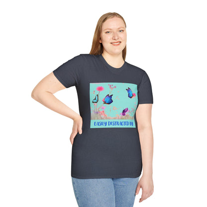 Easily distracted by Butterfly T-Shirt