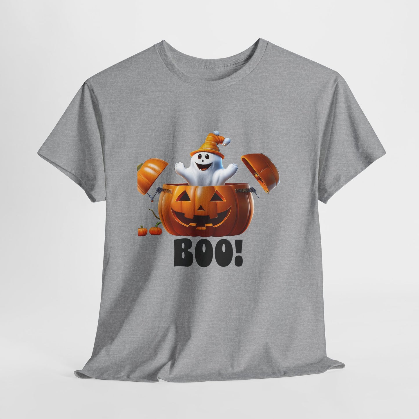 Halloween Jack-in-the-Box, unisex cotton tee