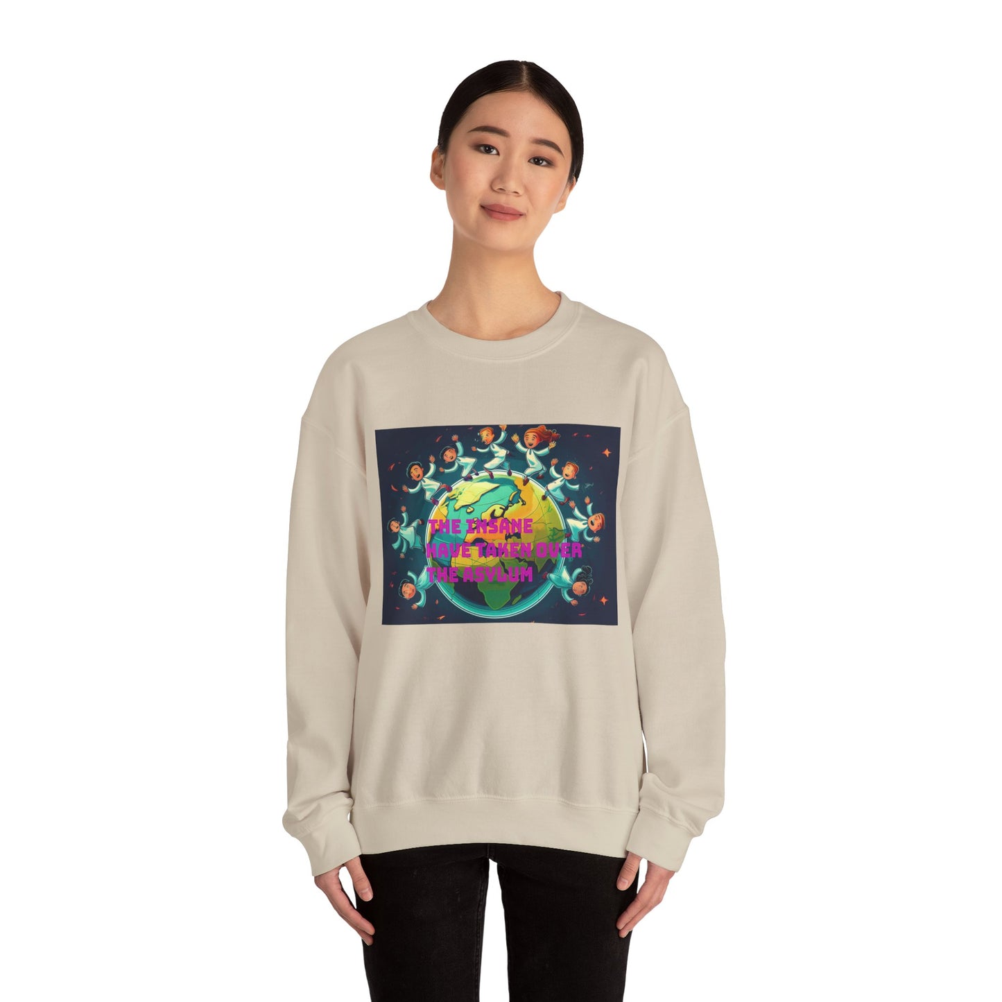 Sweatshirt - 'The Insane Have Taken Over the Asylum' Unisex Heavy Blend™ Crewneck
