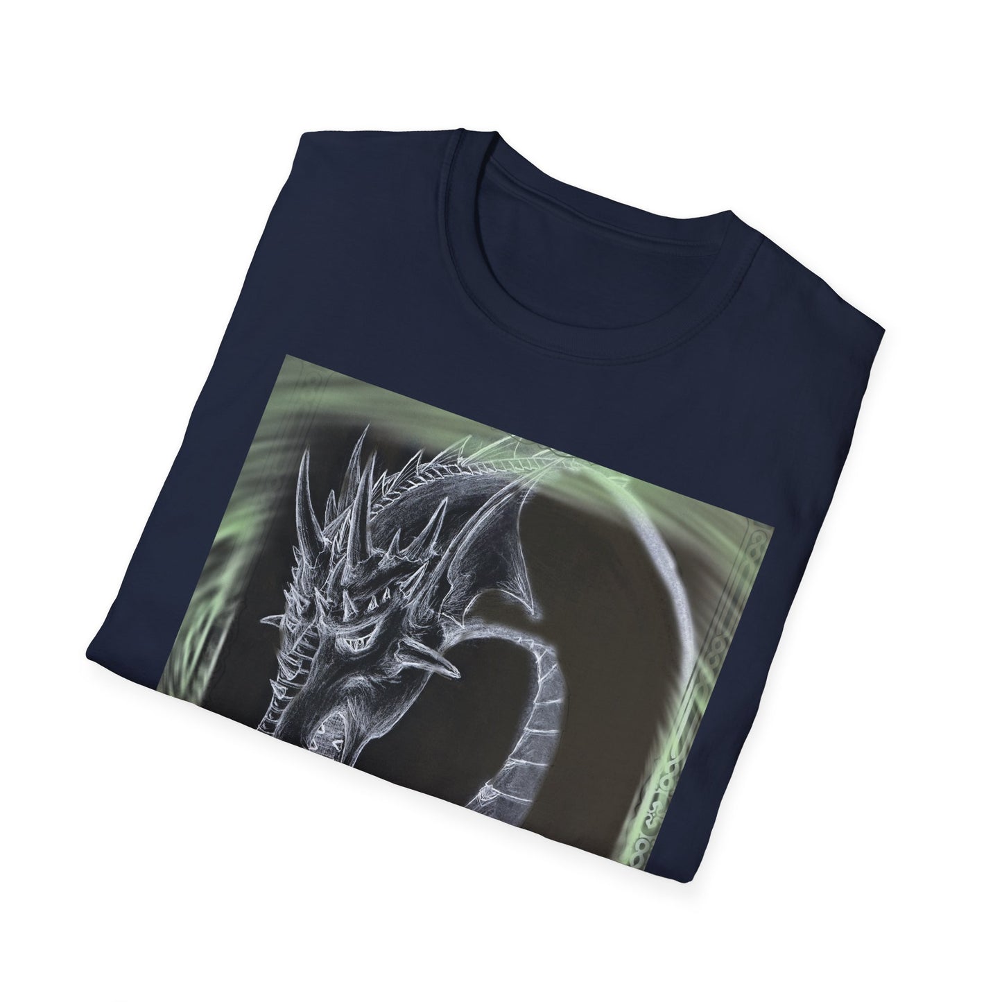 Dragon Skull T-Shirt — Gothic Fantasy Dragon Art Tee