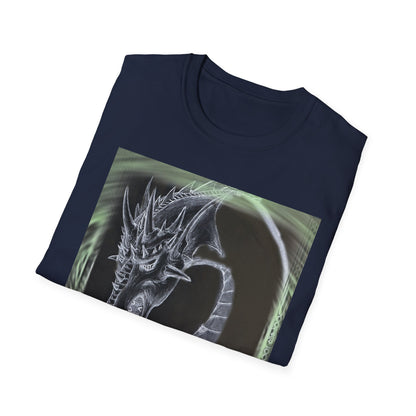 Dragon Skull T-Shirt — Gothic Fantasy Dragon Art Tee