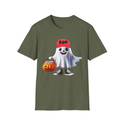 Fun Halloween Ghost T-Shirt, Boo Ghost Tee, Unisex Halloween Shirt, Cute Ghost Costume Top, Spooky Season Apparel