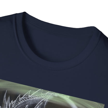 Dragon Skull T-Shirt — Gothic Fantasy Dragon Art Tee