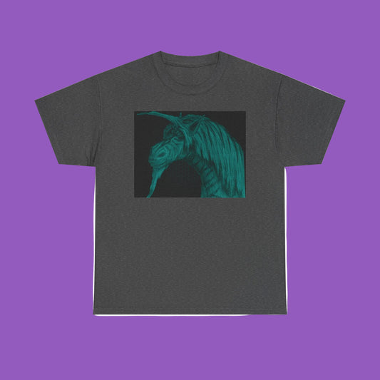 Green Unicorn Tee - Original Hand Drawn Design
