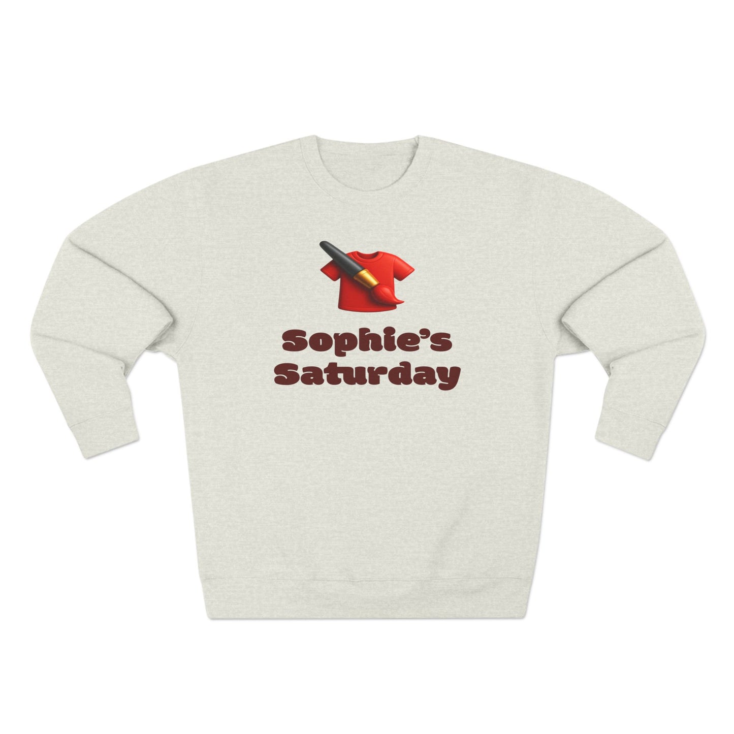 Personalized Sophies Saturday Sweatshirt, Cozy Unisex Crewneck, Weekend Vibes Gift, Customized Apparel, Casual Wear for Her