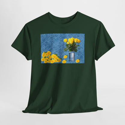 Floral Bouquet Unisex Heavy Cotton Tee