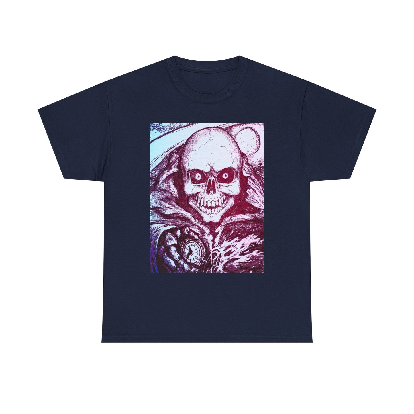 Grim Reaper Graphic Unisex Heavy Cotton Tee