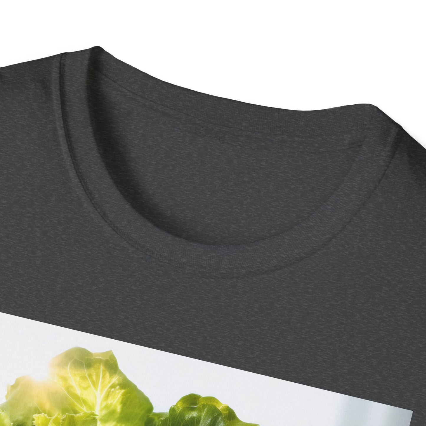 Cute T-Shirt with Sad Salad Face Design