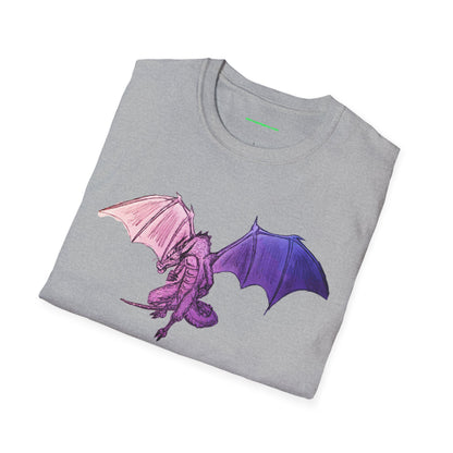 Fantasy Dragon T-Shirt - Unisex Softstyle Tee