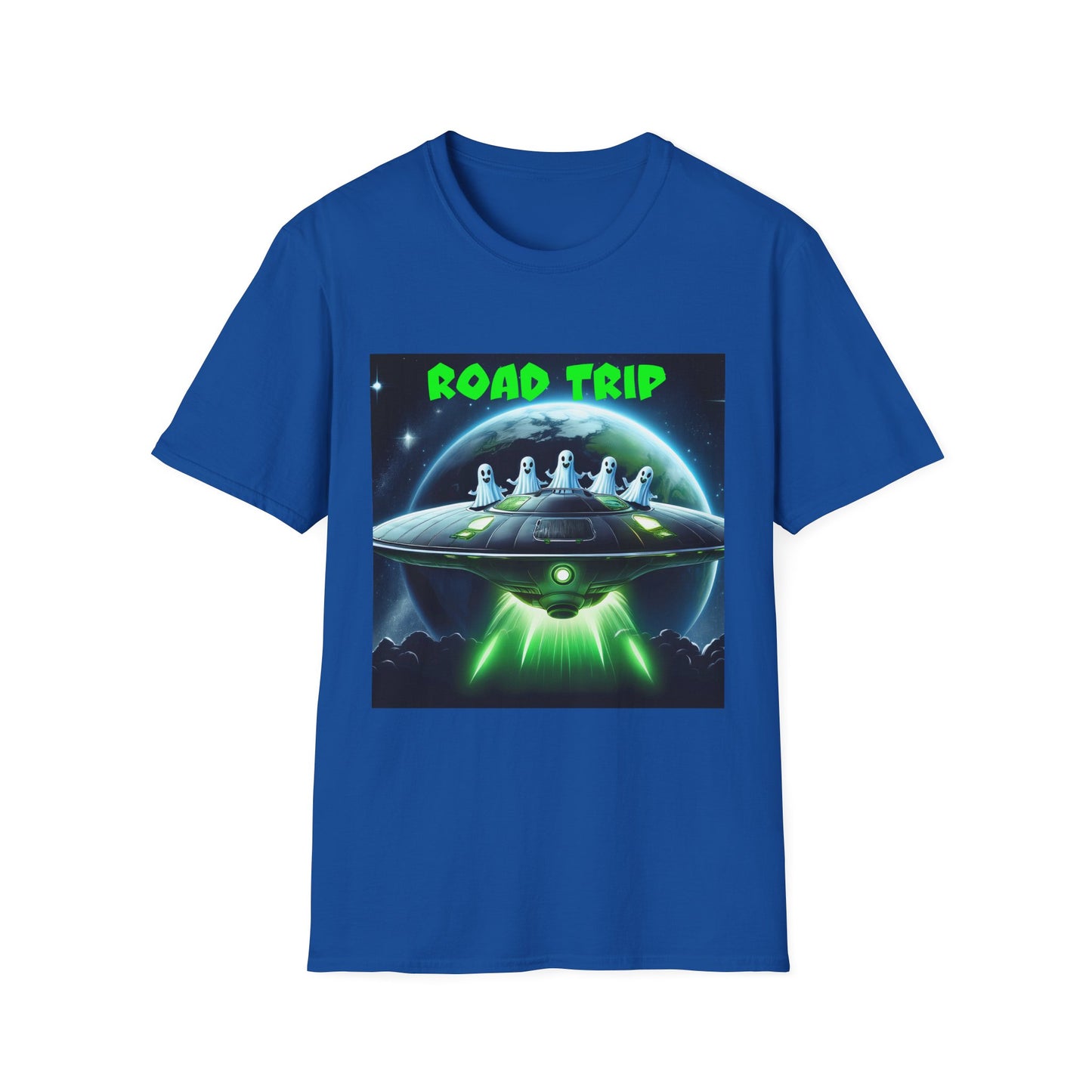 Retro Road Trip Alien T-Shirt | Unisex Graphic Tee, Space Adventure Shirt, Gift for Travelers, Cool Summer Tee, Road Trip Essentials