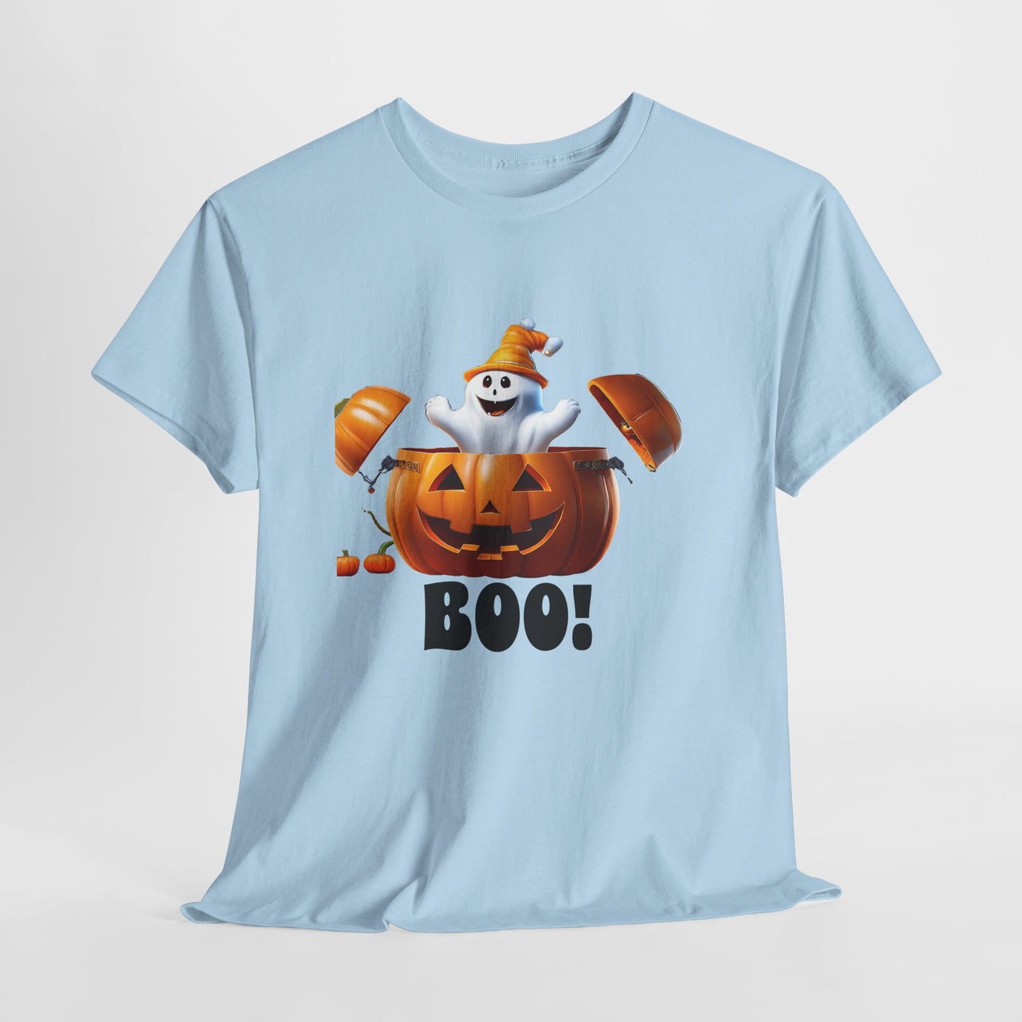 Halloween Jack-in-the-Box, unisex cotton tee