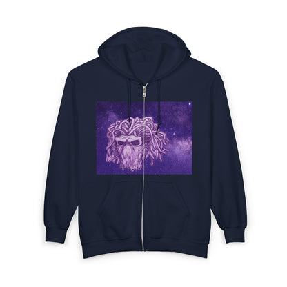 Starred Cosmic Purple Masked Skull Demon