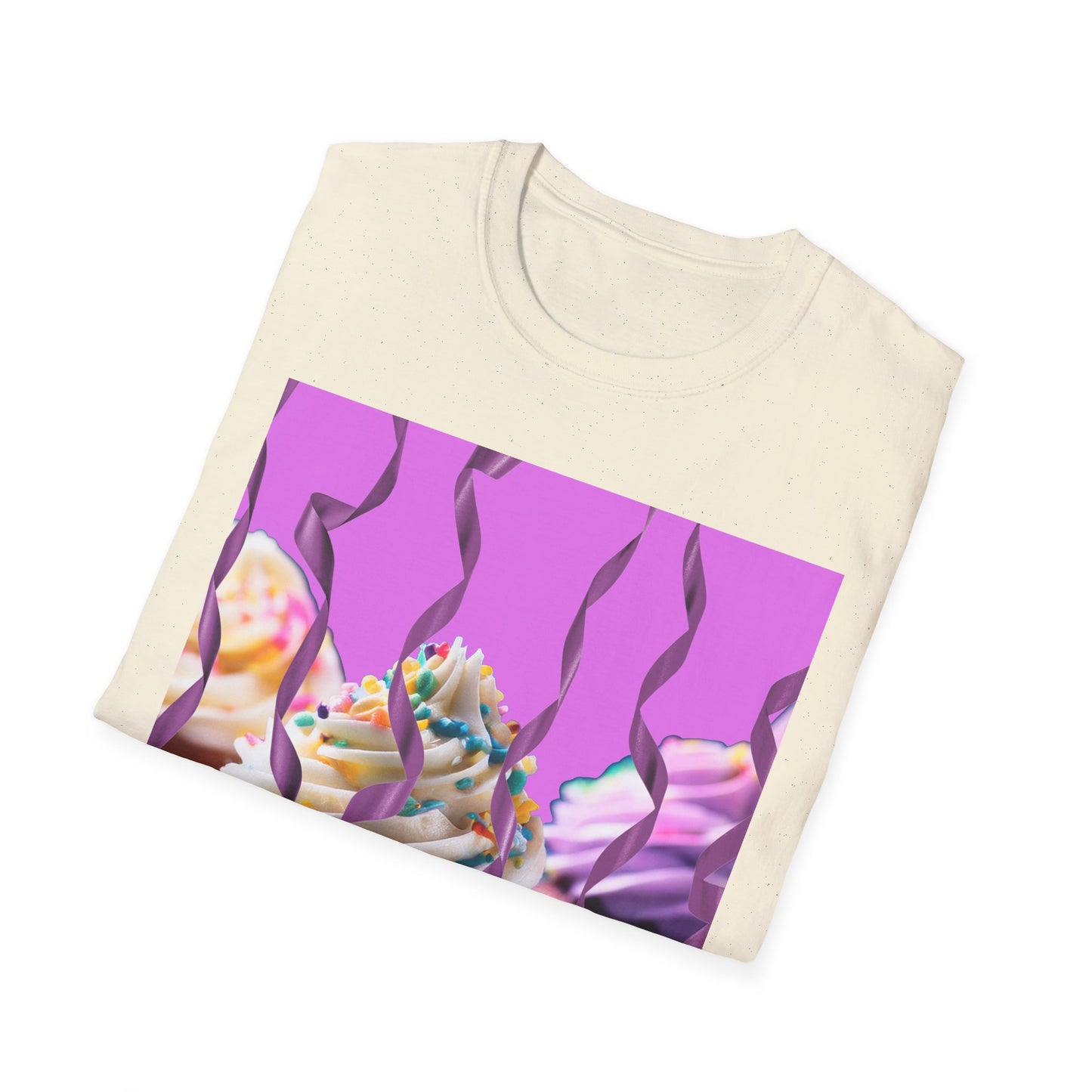 Colorful Cupcake Unisex T-Shirt | Sweet Treats Tee, Birthday Gift, Dessert Lover’s Apparel, Cute Food Shirt, Fun Casual Wear