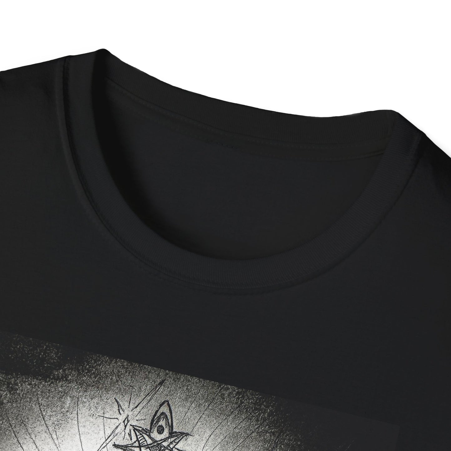 Celtic Cross Graphic Tee, Unisex Softstyle T-Shirt, Spiritual Cross Design Shirt, Casual Wear, Gift for Him/Her