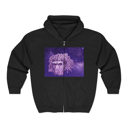 Starred Cosmic Purple Masked Skull Demon