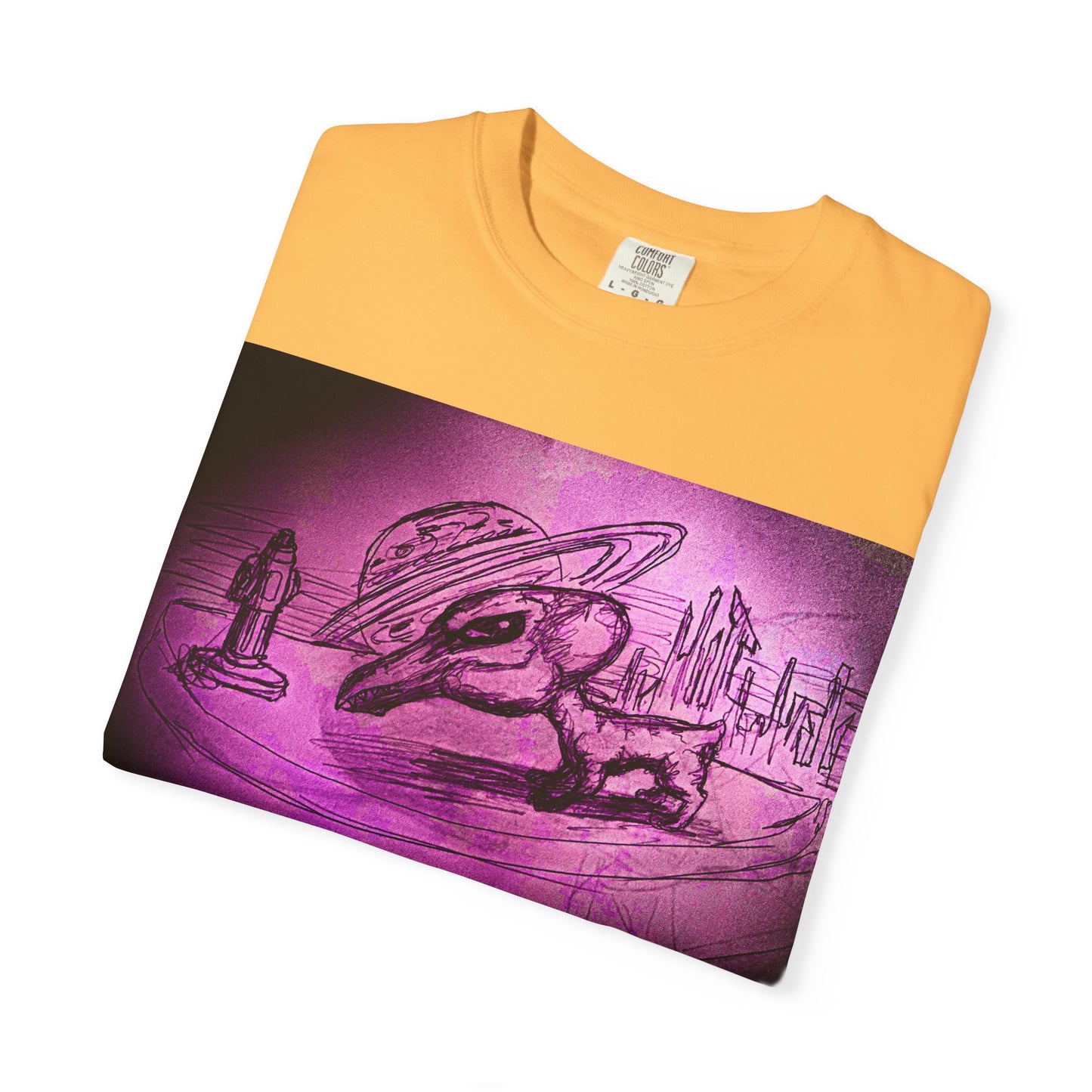 Alien Adventure Unisex T-Shirt - Garment-Dyed Graphic Tee