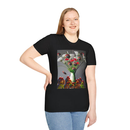 Skeleton Pumpkin Bouquet T-Shirt