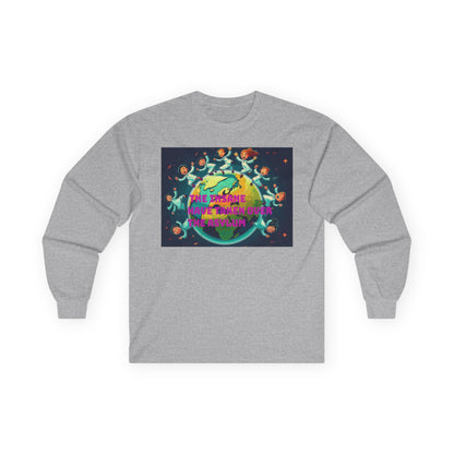 The insane have taken over the asylum Vibrant Earth-Themed Long Sleeve Tee | Eco-Friendly Gift, Perfect for Earth Day, Casual Wear, Nature Lovers, Unique Style