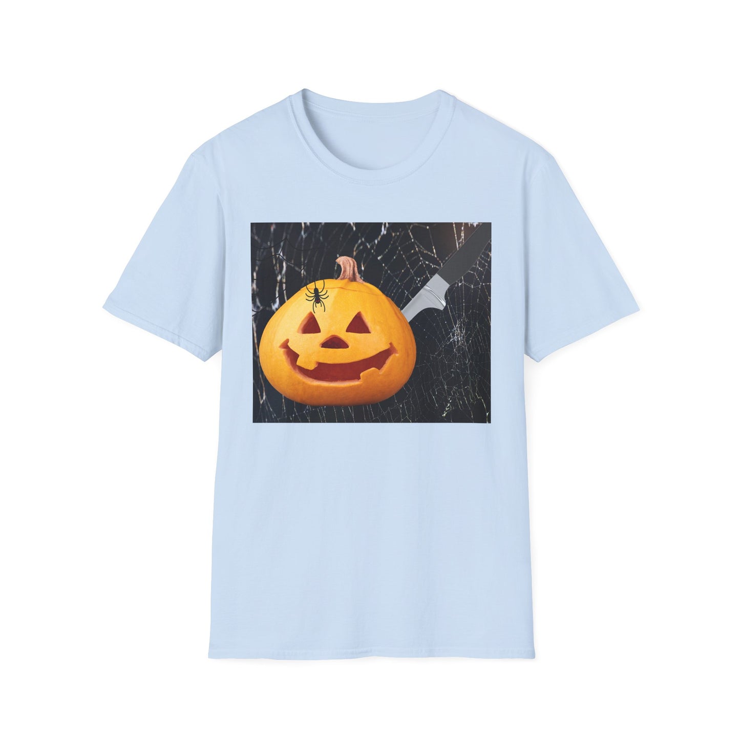 Halloween Pumpkin Horror T-Shirt, Unisex Tee, Spooky Shirt, Fall Fashion, Halloween Costume, October Celebration Gear