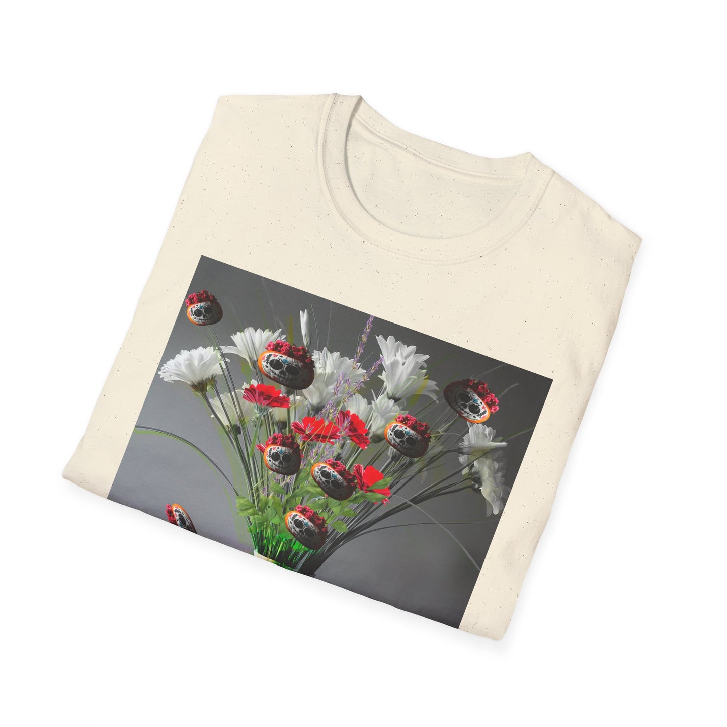 Skeleton Pumpkin Bouquet T-Shirt