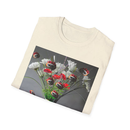 Skeleton Pumpkin Bouquet T-Shirt