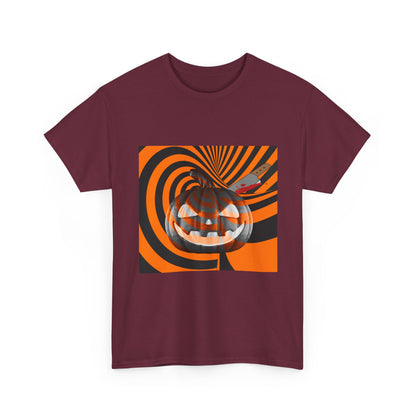 Pumpkin Swirl Unisex Tee | Halloween Shirt, Fall Fashion, Casual Outfit, Gift for Her, Pumpkin Spice Vibes
