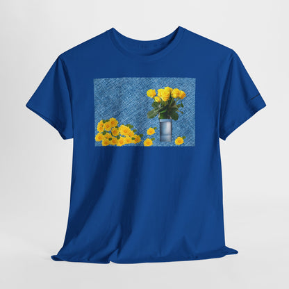 Floral Bouquet Unisex Heavy Cotton Tee
