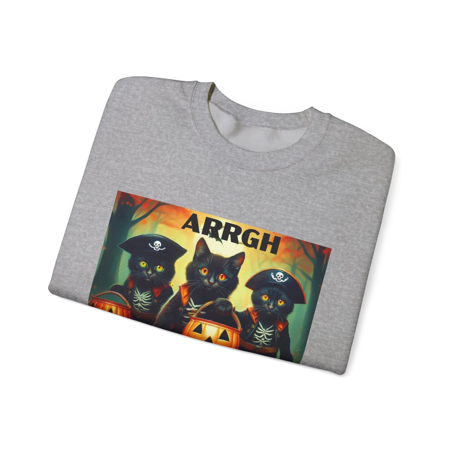 Pirate Cats Crewneck Sweatshirt - Halloween Costume