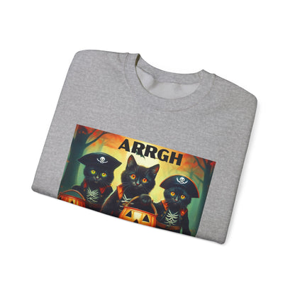 Pirate Cats Crewneck Sweatshirt - Halloween Costume