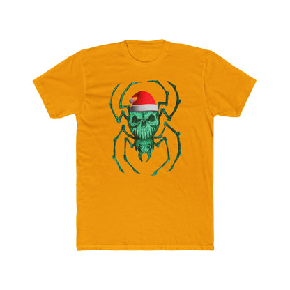 Skull Spider Tee — Festive Santa Hat Christmas Tee